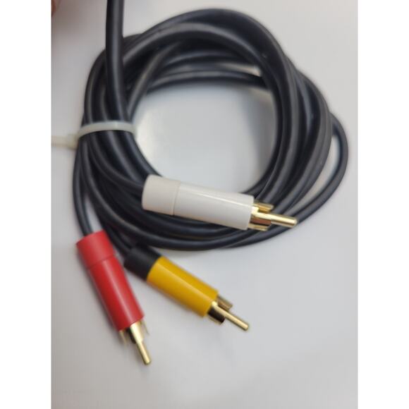 Official OEM Microsoft Xbox 360 AV Composite Audio/Video Cable RCA 6 Ft Fast - Picture 4 of 6